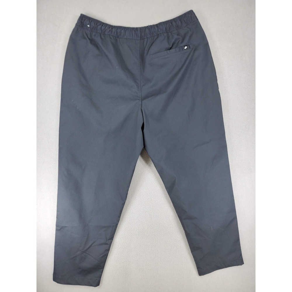 Nike Chino Pants XL Black HJ1997-010 Elastic Waist Techwear Tapered Sportswear - Picture 4 of 6
